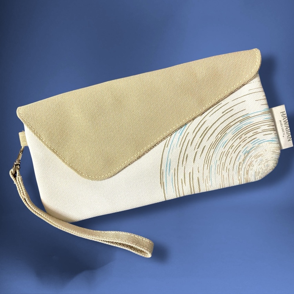 Hawaiian Airlines Amenity Bag Canvas Wristlet By Noho Home Jalene Kanani